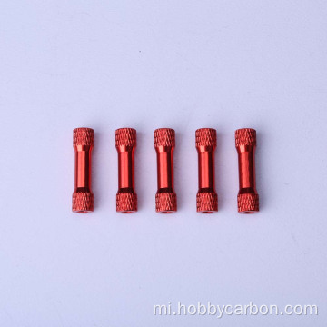 utu iti M3 Anodized Round knurled spacer